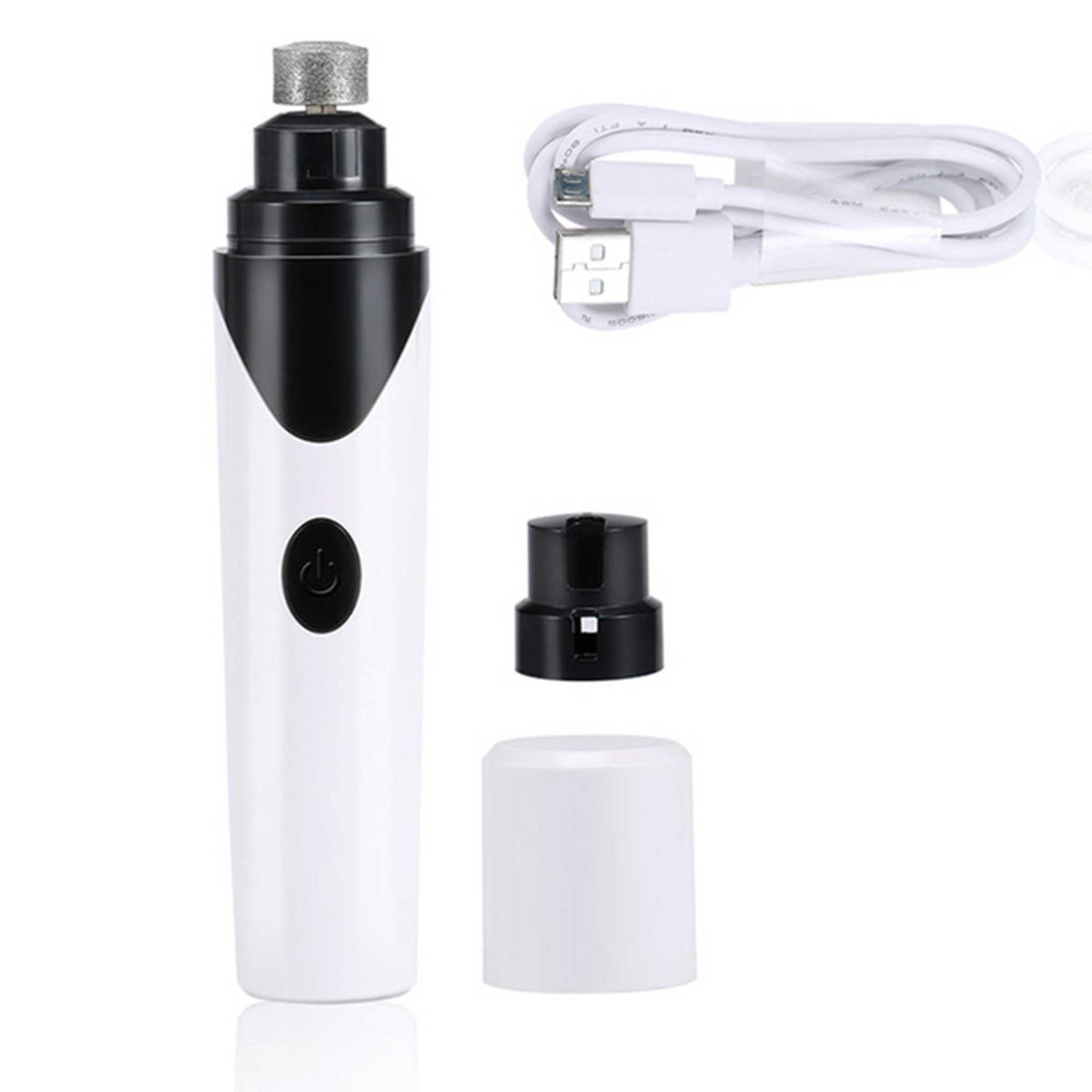 Rooster Farms Pet Nail Grinder Rechargeable Dog Cat Claw Filer Trimmer