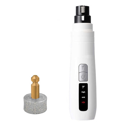Rooster Farms Pet Nail Grinder Turbo USB Rechargeable Dog Cat Claw Filer