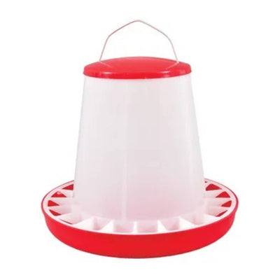 Rooster Farms 6Kg Automatic Chicken Feeder - Poultry Hen Feeding Seed Bucket
