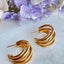 Roping you in earrings – Tarnish Proof Jewellery
