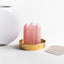 Rose Quartz Crystal Trio