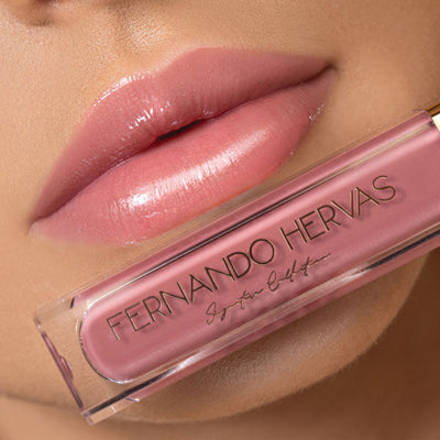 Rose Quartz Lip Shine Argan Gloss by Fernando Hervas