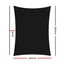 Instahut 6x8m Shade Sail Sun Shadecloth 280gsm Black