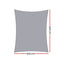 Instahut Waterproof Shade Sail Shade cloth 220GSM Canopy 3x5m