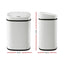 Devanti 82L Motion Sensor Bin Rubbish Automatic White