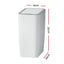 Devanti Motion Sensor Bin Automatic Rubbish Bins Waste Trash Can White 9L