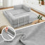 Artiss Convertible Folding Sofa Bed Grey