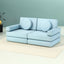 Artiss Sofa Bed 160CM DIY Couch Velvet Blue