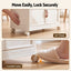 Artiss Foldable Storage Cabinet Stackable Wardrobe Box Clear Magnetic Door White