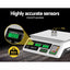 Emajin Scales Digital Accurate 40KG Weighing Kitchen Scales Platform Scales LCD White