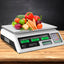 Emajin Scales Digital Accurate 40KG Weighing Kitchen Scales Platform Scales LCD White