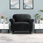 Artiss Sofa Cover Couch Covers 1 Seater Velvet Black