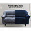 Artiss Sofa Cover Couch Covers 1 Seater Velvet Sapphire