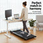 Artiss Electric Treadmill with 120cm Automatic Standing Desk Walking Pad 400mm