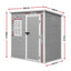 Giantz Garden Shed Outdoor Storage Box 1.87x1.28M Resin Tool Shed Backyard Grey