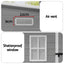 Giantz Garden Shed Outdoor Storage Box 1.87x1.28M Resin Tool Shed Backyard Grey