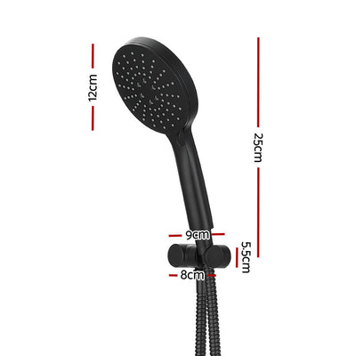 Handheld Shower Head Holder 4.7'' High Pressure Black