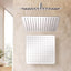Cefito 12" Extra Large Rain Shower Head, Air-in Tech for Low Water Pressure, Anti-Clog Silicone Jets for Hard Water Scale, 360° Swivel, DIY Renters Install, 304 Stainless Steel