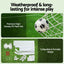 Everfit 12FT Soccer Football Goal Net UPVC Frame with PE Mesh Weatherproof Portable Goals for Backyard Training Competitive Play