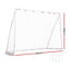 Everfit 8FT Soccer Football Goal Net UPVC Frame with PE Mesh Weatherproof Portable Goals for Backyard Training Competitive Play