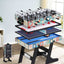 4-in-1 Soccer Table Foldable Game Foosball Table Tennis Pool Hockey