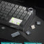 SOLAKAKA Ki99 Pro 99-Key Gasket Mechanical Keyboard Tri-Mode Hot-Swap Knob