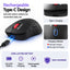 SOLAKAKA Silent Wireless Mouse Bluetooth 2.4GHz 4200 DPI 7 Buttons