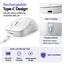 SOLAKAKA Silent Wireless Mouse Bluetooth 2.4GHz 4200 DPI 7 Buttons