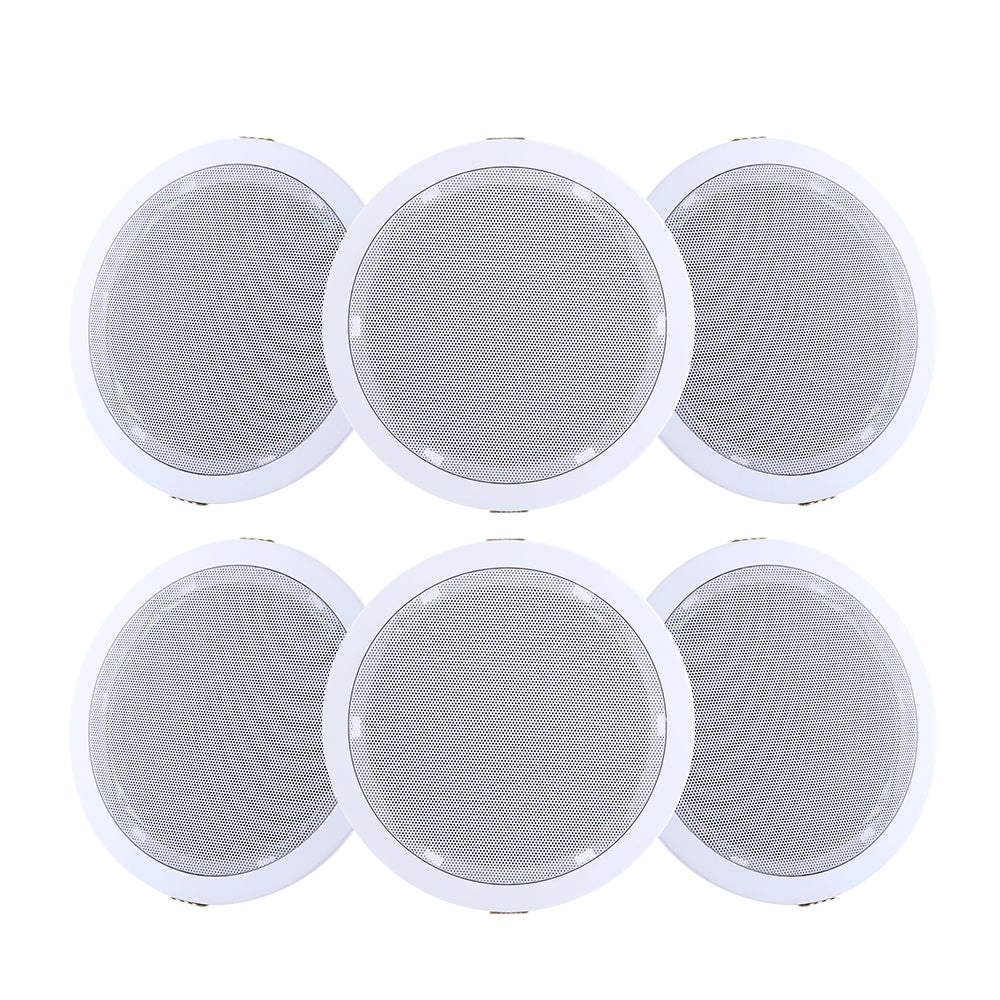 Giantz 6 Inch Ceiling Speakers In Wall Speaker Home Audio Stereos Tweeter 6pcs