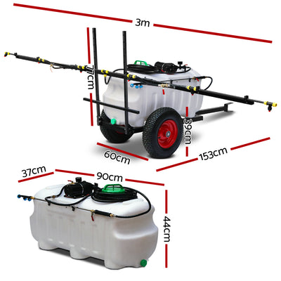 Giantz Weed Sprayer 100L Tank with Trailer