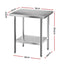 Cefito Stainless Steel Kitchen Bench Work Table 610 x760MM 430