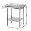 Cefito Stainless Steel Kitchen Bench Work Table 610 x760MM 430