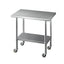 Cefito Stainless Steel Kitchen Benches Work Bench Wheels 91X61CM 430