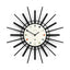 Newgate Stingray Wall Clock Black - White Dial