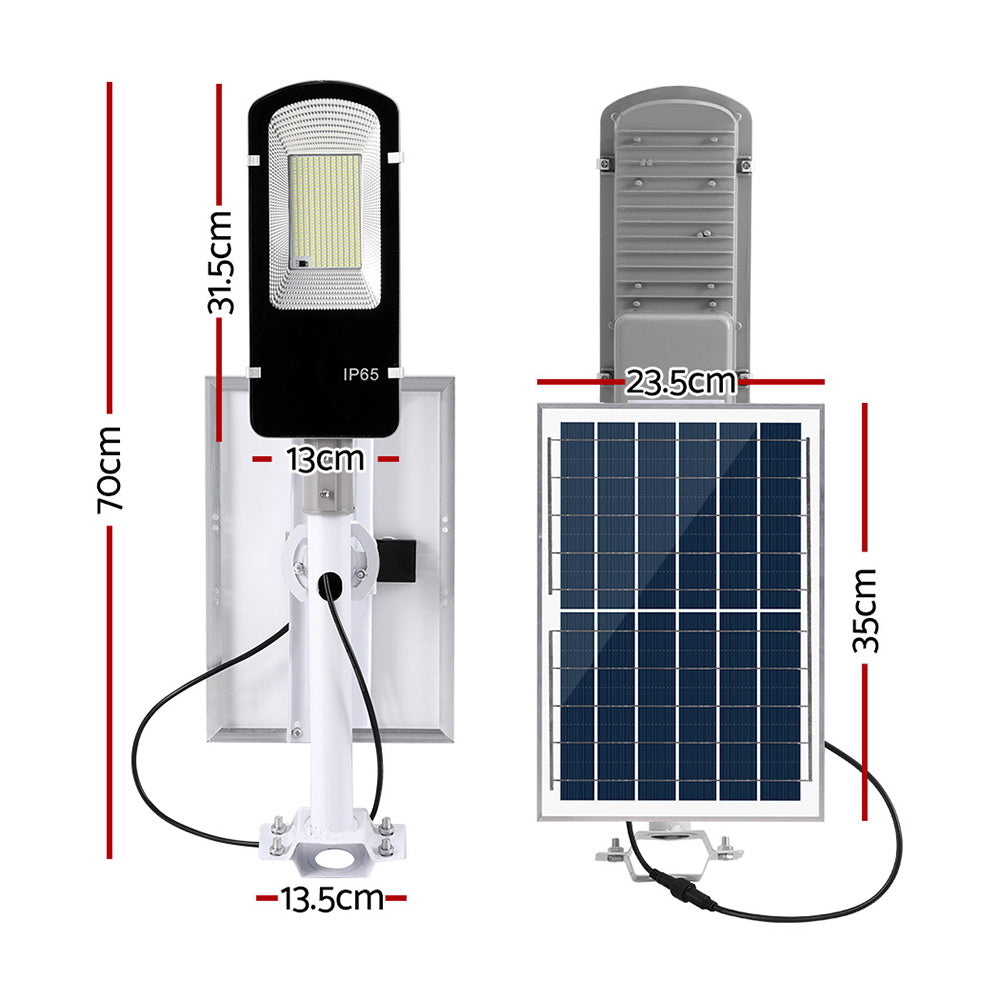 Leier 386 LED Solar Street Light Flood Motion Sensor Remote