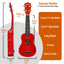 3rd Avenue Soprano Ukulele - Red