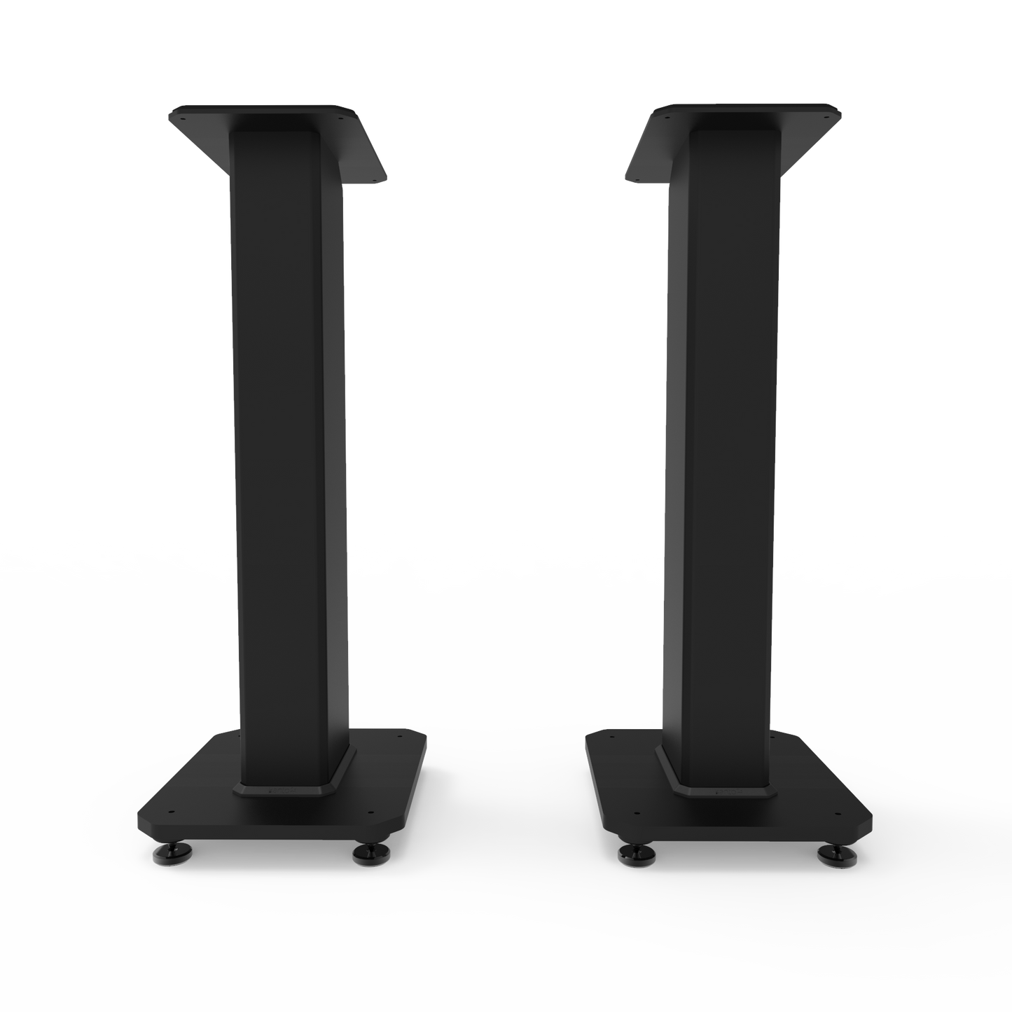 Kanto SX26 26" Tall Fillable Speaker Stands with Isolation Feet - Pair, Black