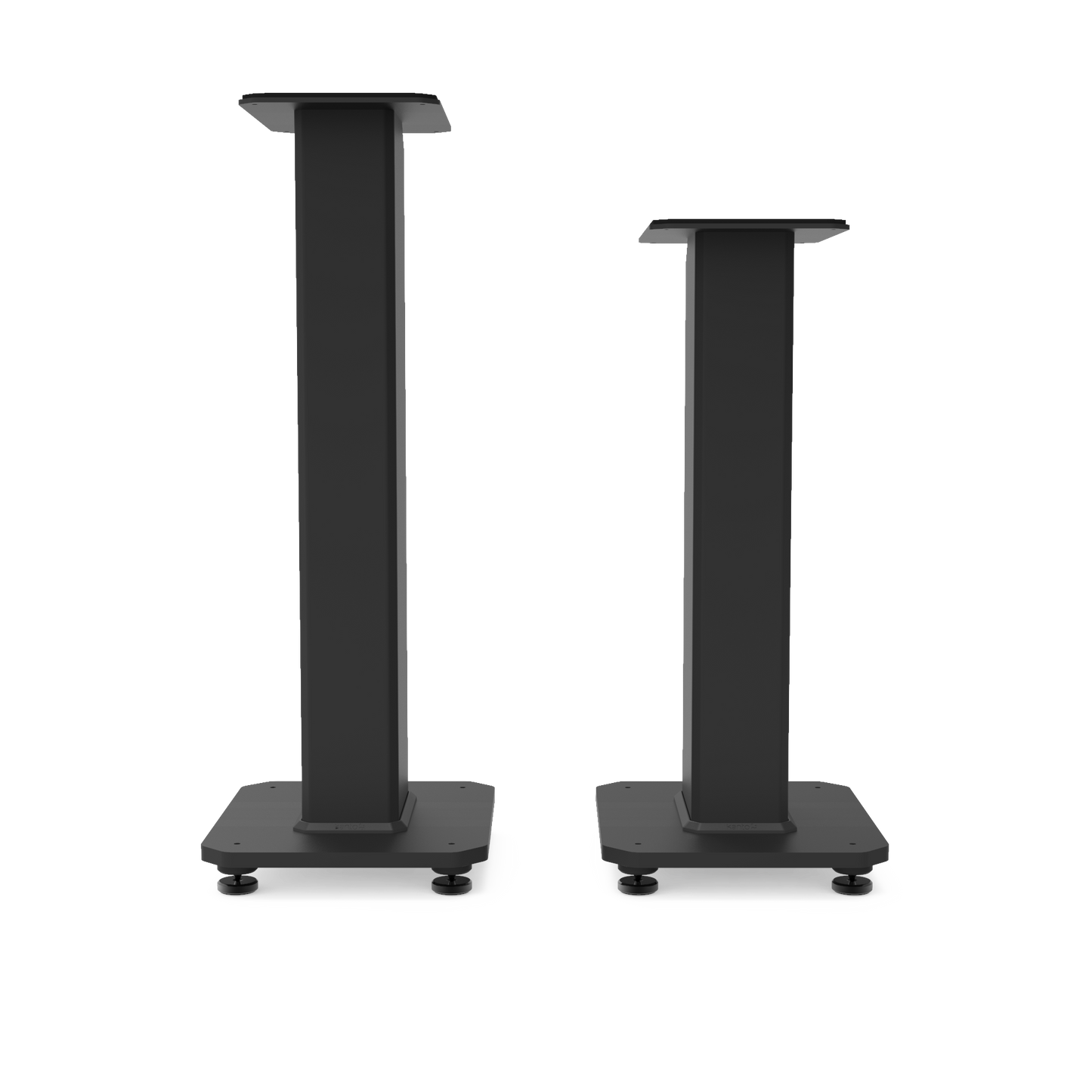 Kanto SX26 26" Tall Fillable Speaker Stands with Isolation Feet - Pair, Black