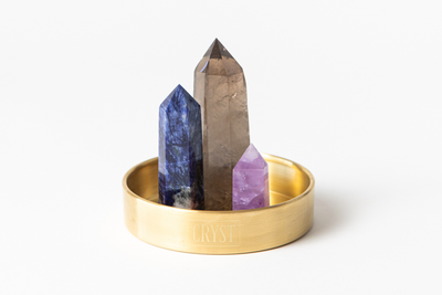 Sagittarius Crystal Trio - Smoky Quartz, Amethyst + Sodalite
