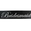 Sashes Hens Night Party Black/Silver - Bridesmaid