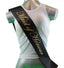 Sashes Hens Sash Party Black/Gold - Maid Of Honour