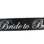 Sashes Hens Sash Party Black/Silver - Bride To Be