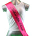 Sashes Hens Sash Party Bridal Hot Pink/Black - Mother Of The Bride