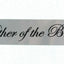 Sashes Hens Sash Party Bridal Silver/Black - Mother Of The Bride