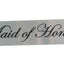 Sashes Hens Sash Party Silver/Black - Maid Of Honour