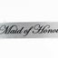 Sashes Hens Sash Party White/Black - Maid Of Honour