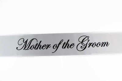 Sashes Hens Sash Party White/Black - Mother Of The Groom