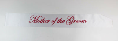 Sashes Hens Sash Party White/Pink - Mother Of The Groom