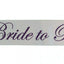 Sashes Hens Sash Party White/Purple - Bride To Be