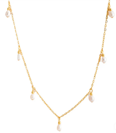 Pearl hunter gold necklace – Tarnish Proof Jewellery